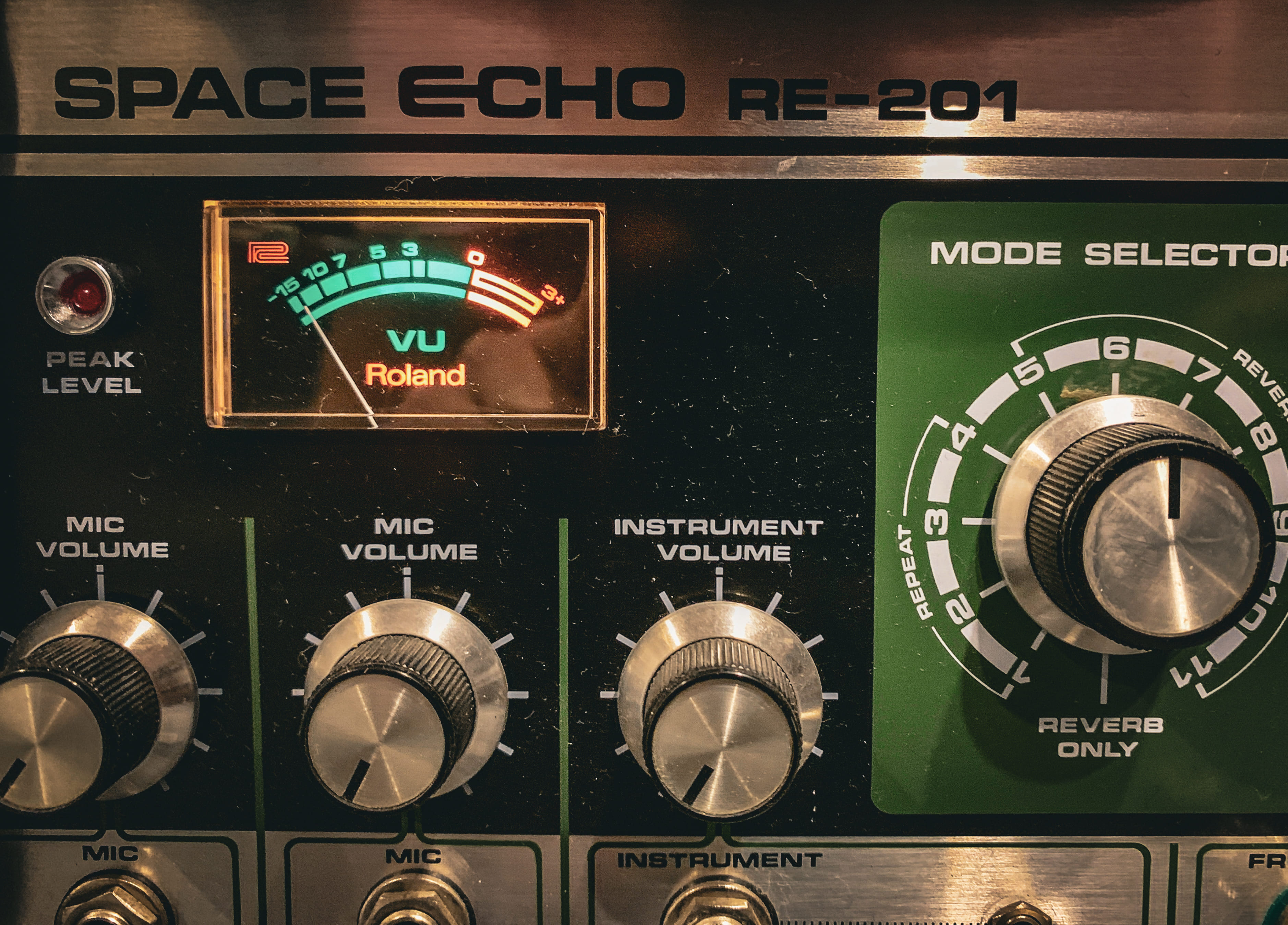 Vintage Synth Close-up